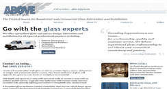 Desktop Screenshot of aboveandbeyondglass.com